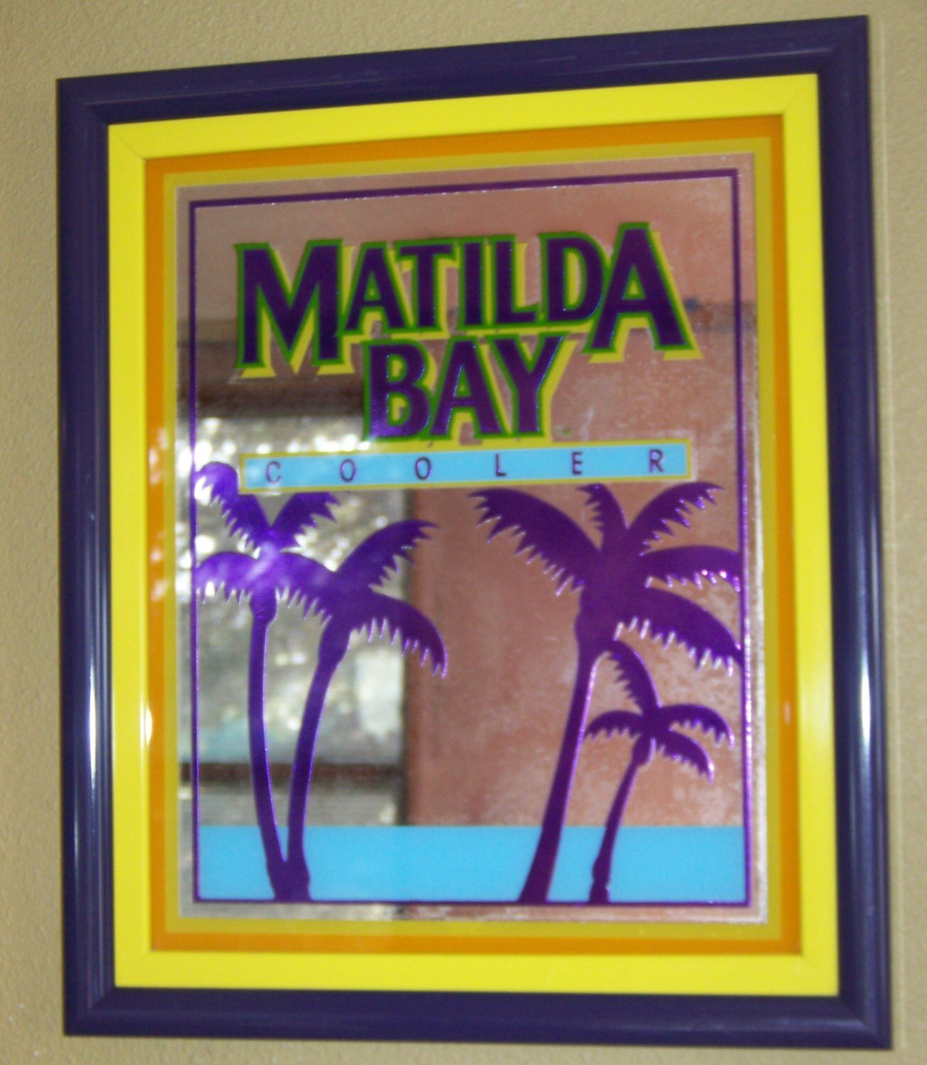 Matilda Bay Wine Cooler Framed Mirror Vintage Art Deco