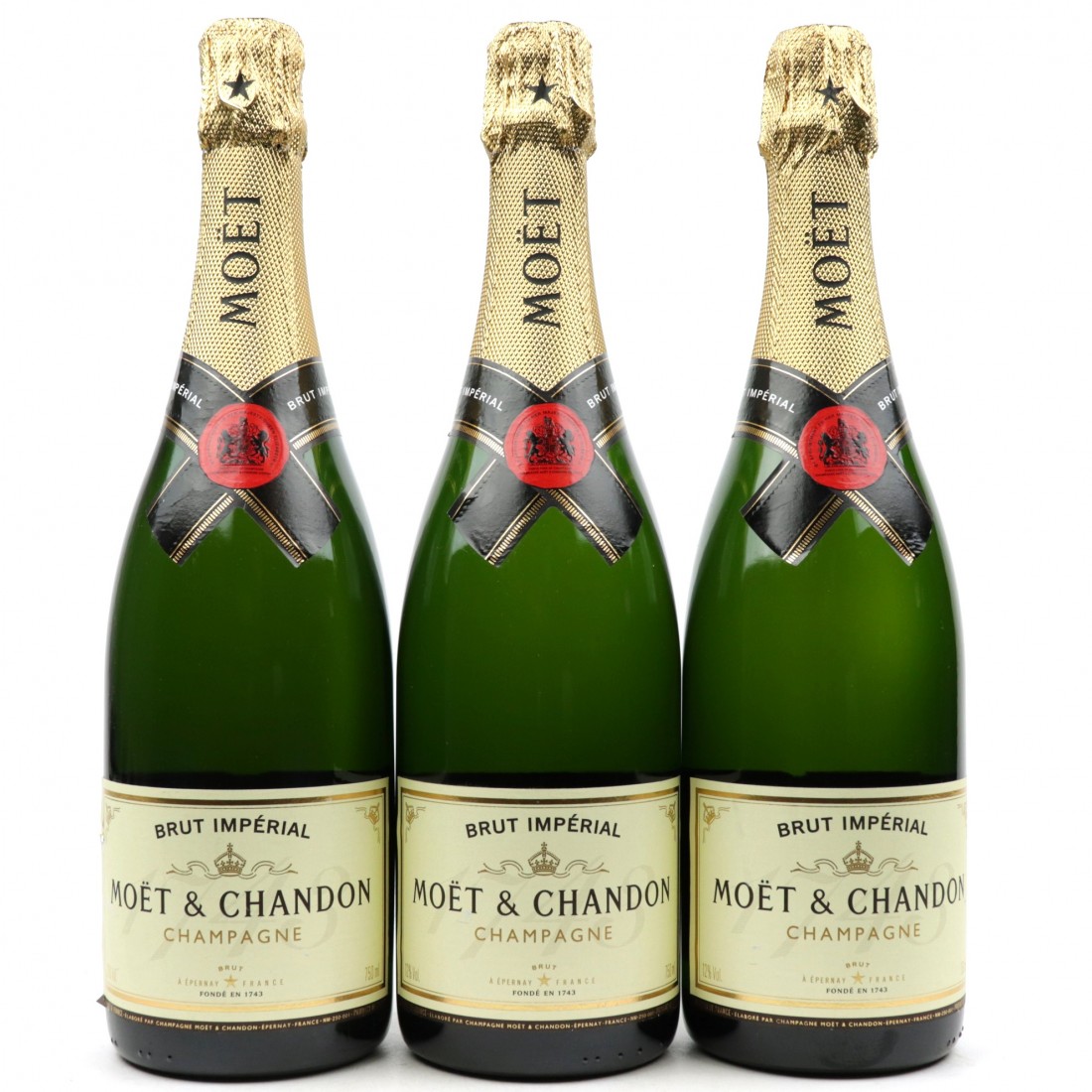 Moet &  Chandon Brut NV Champagne 3x75cl