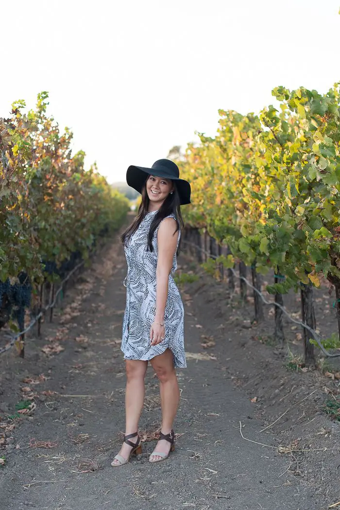 Napa wine tasting outfit what to wear in Napa
