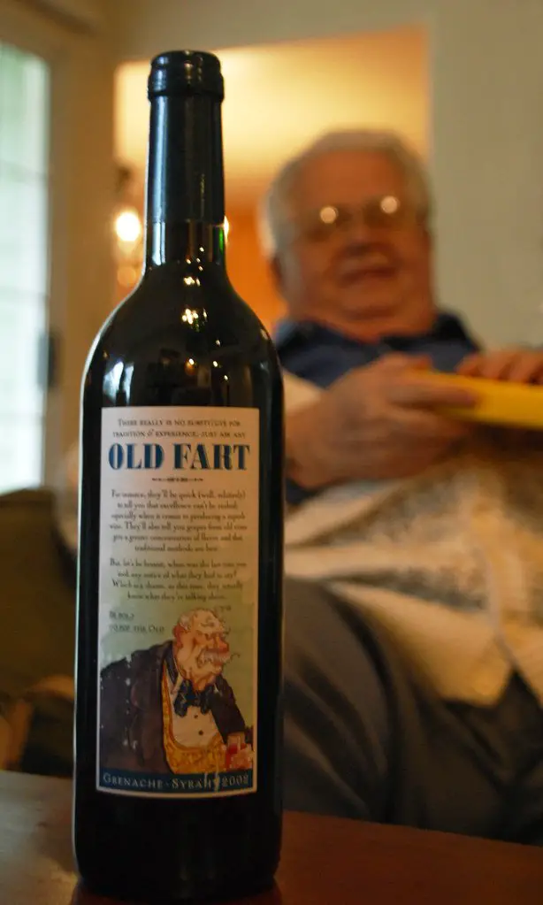 Old Fart Wine Label