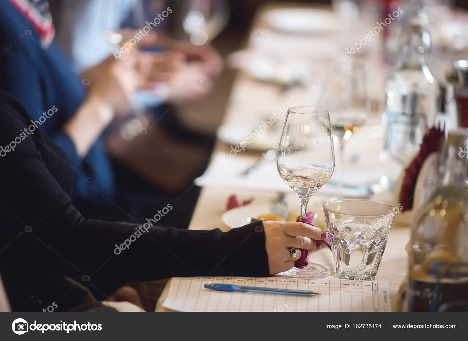 People tasting of wine and cheese  Stock Photo © 371819 ...