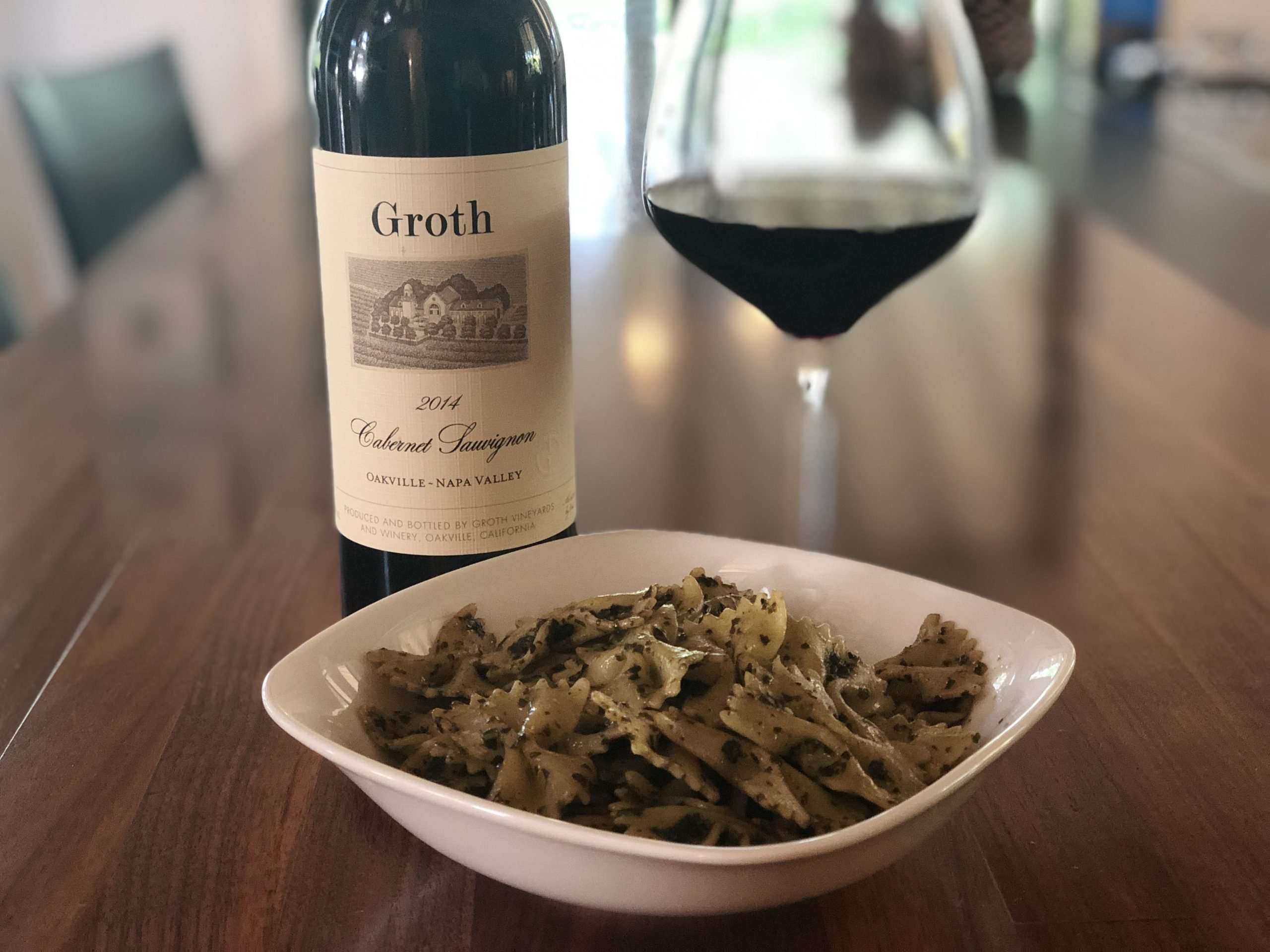 Perfect Wine and Food Pairing: Basil Pesto and Napa Valley Cabernet ...