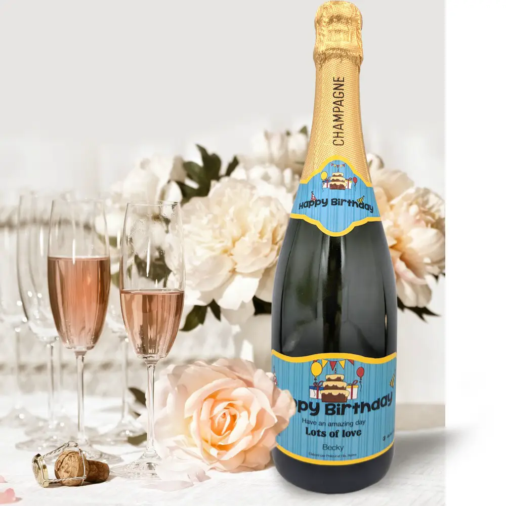 Personalised Birthday Champagne