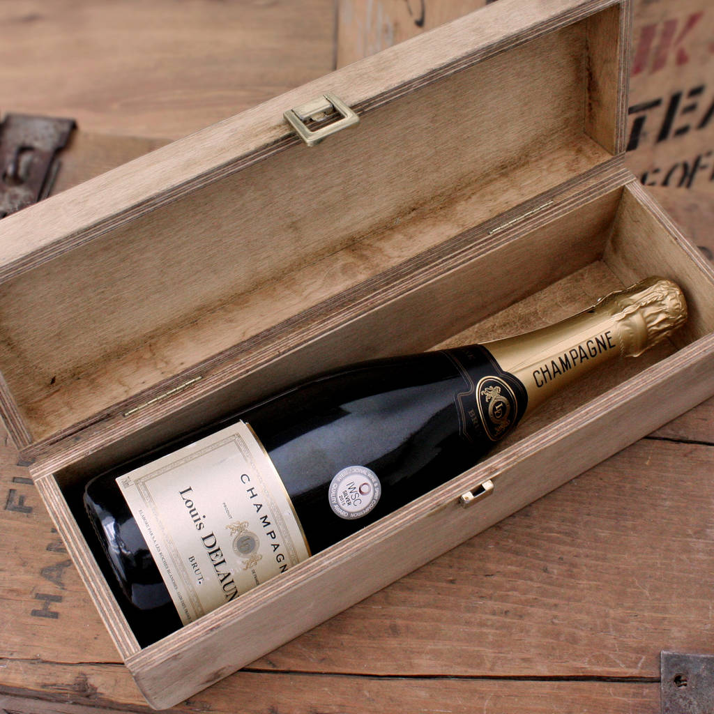 Personalised Wooden Wine Box For The Best Father By Warner ...