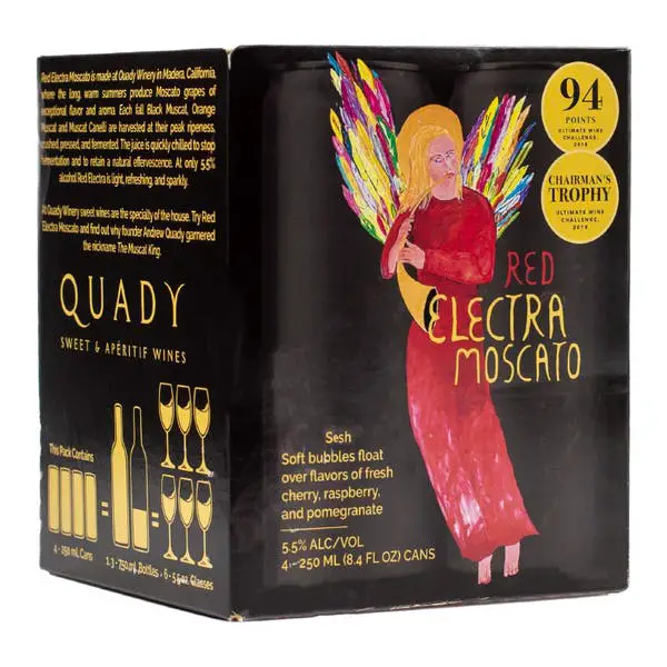 Quady Red Electra Moscato Cans 250ml :: Moscato