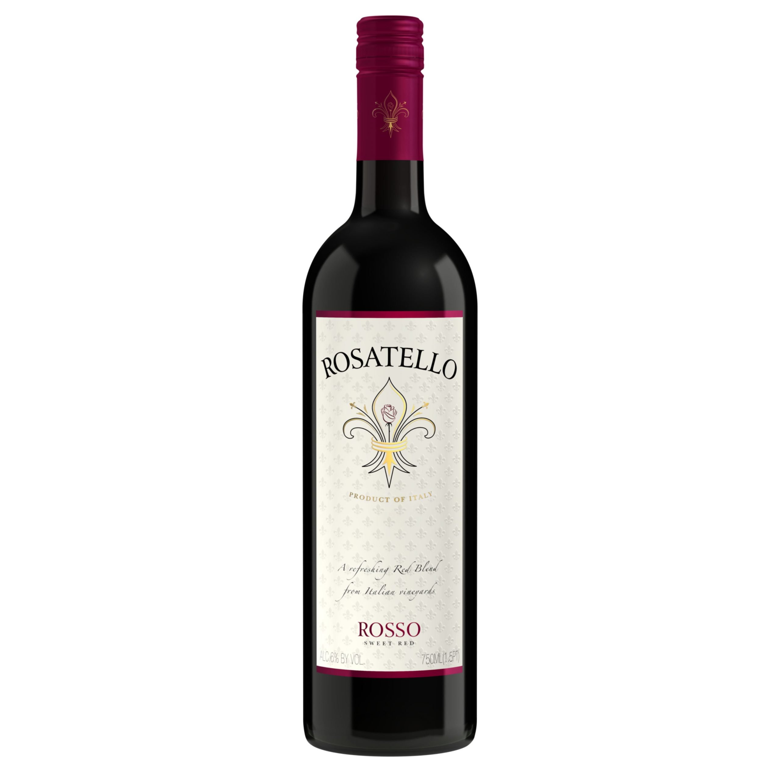 Rosatello Sweet Rosso Red Blend, Italian Red Wine, 750 mL Bottle ...