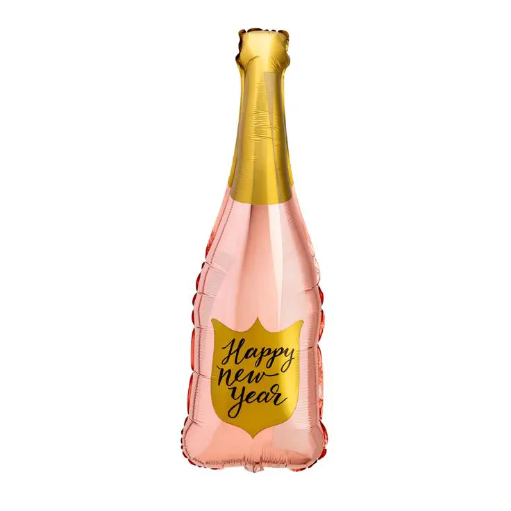 Rose Gold Champagne Bottle Balloon