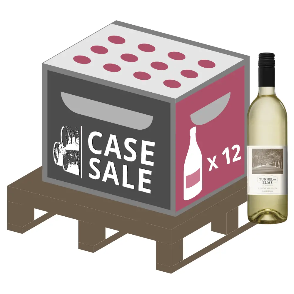 Save $30 on Case of Tunnel Of Elms Pinot Grigio