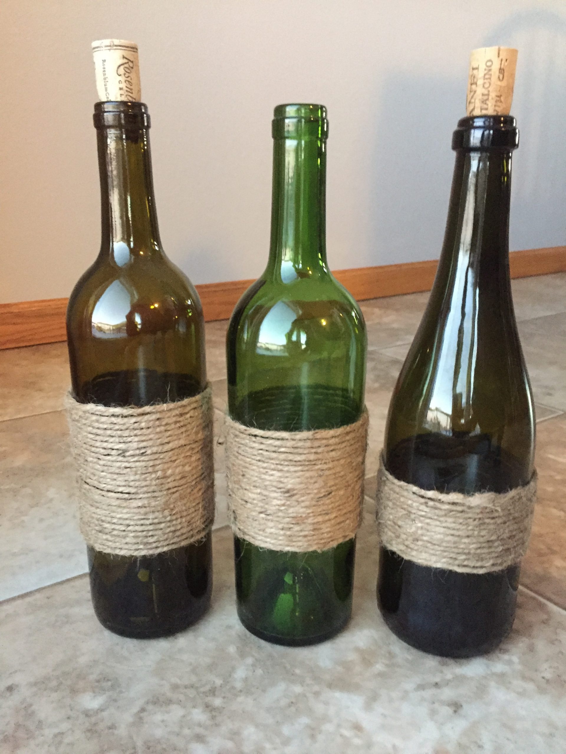 Selling: Wine Bottles Wrapped in Twine  The Knot Community