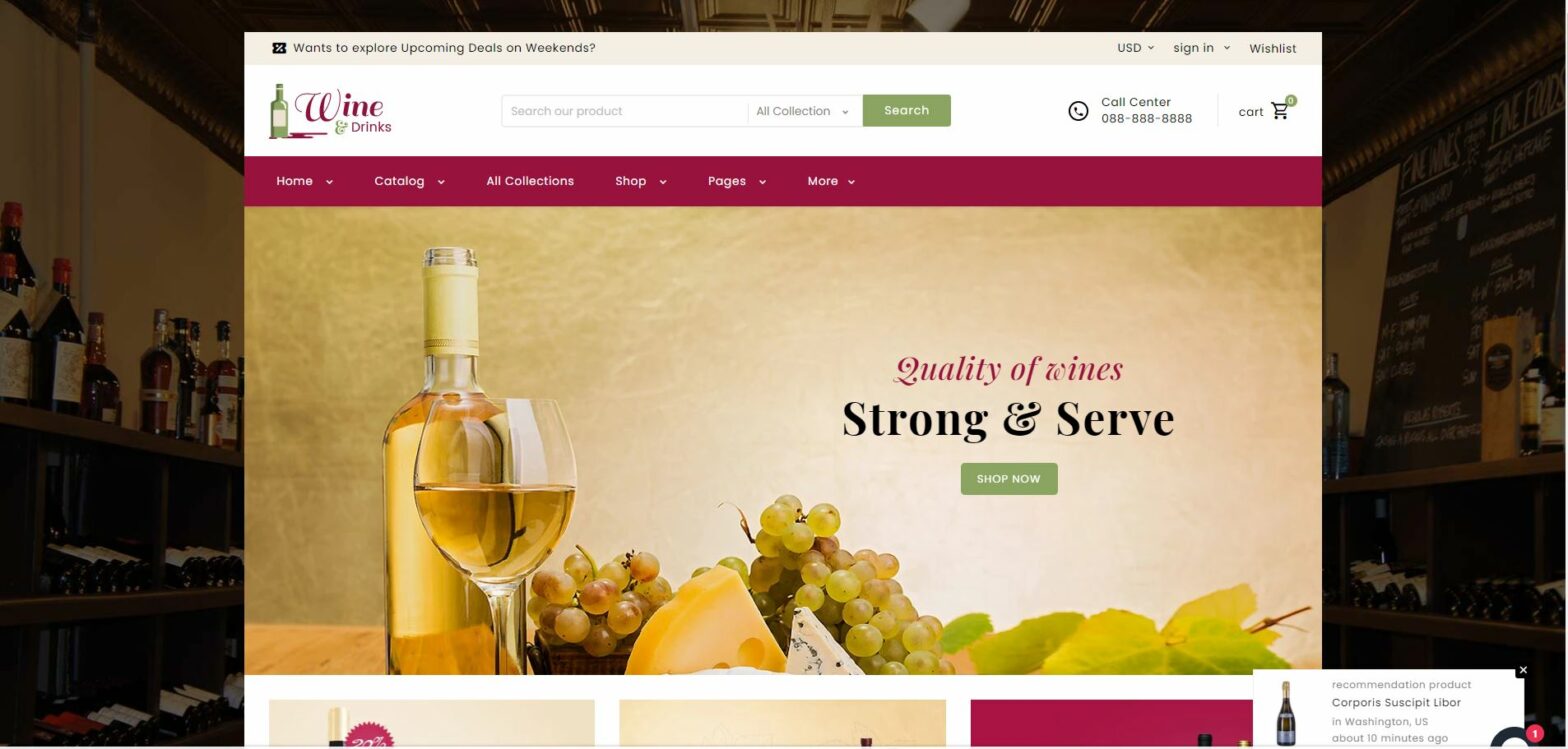 Shopify Wine Theme: Top 10 Best Shopify Themes for alcohol online store