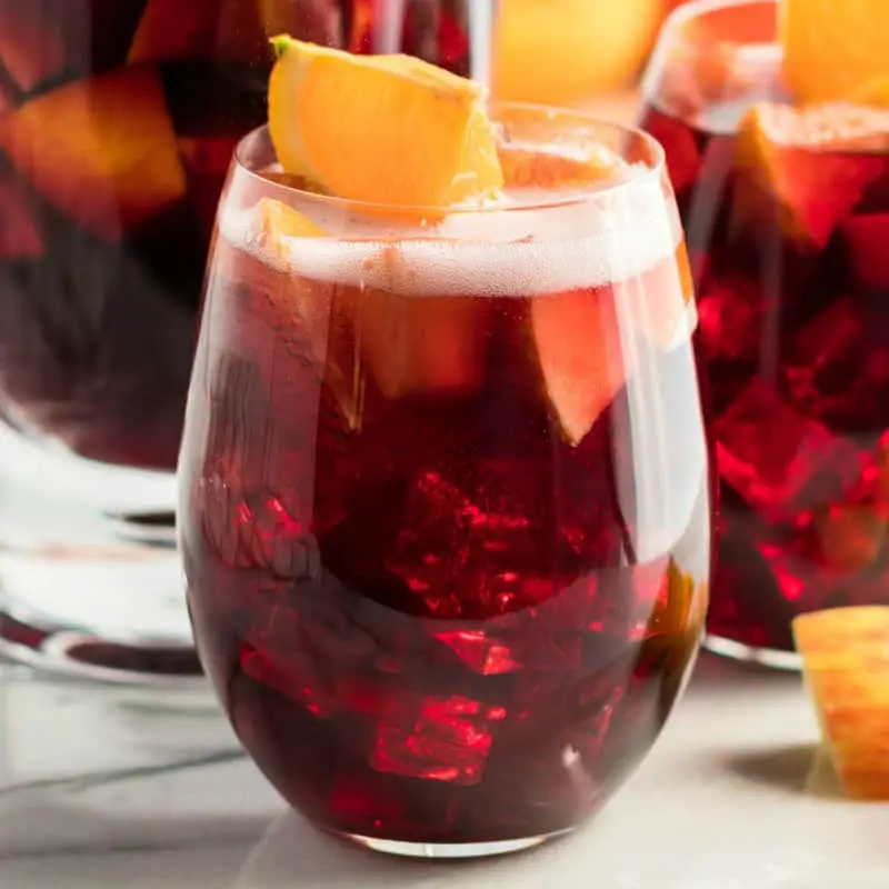 Sparkling Red Wine Sangria Recipe  Real Housemoms