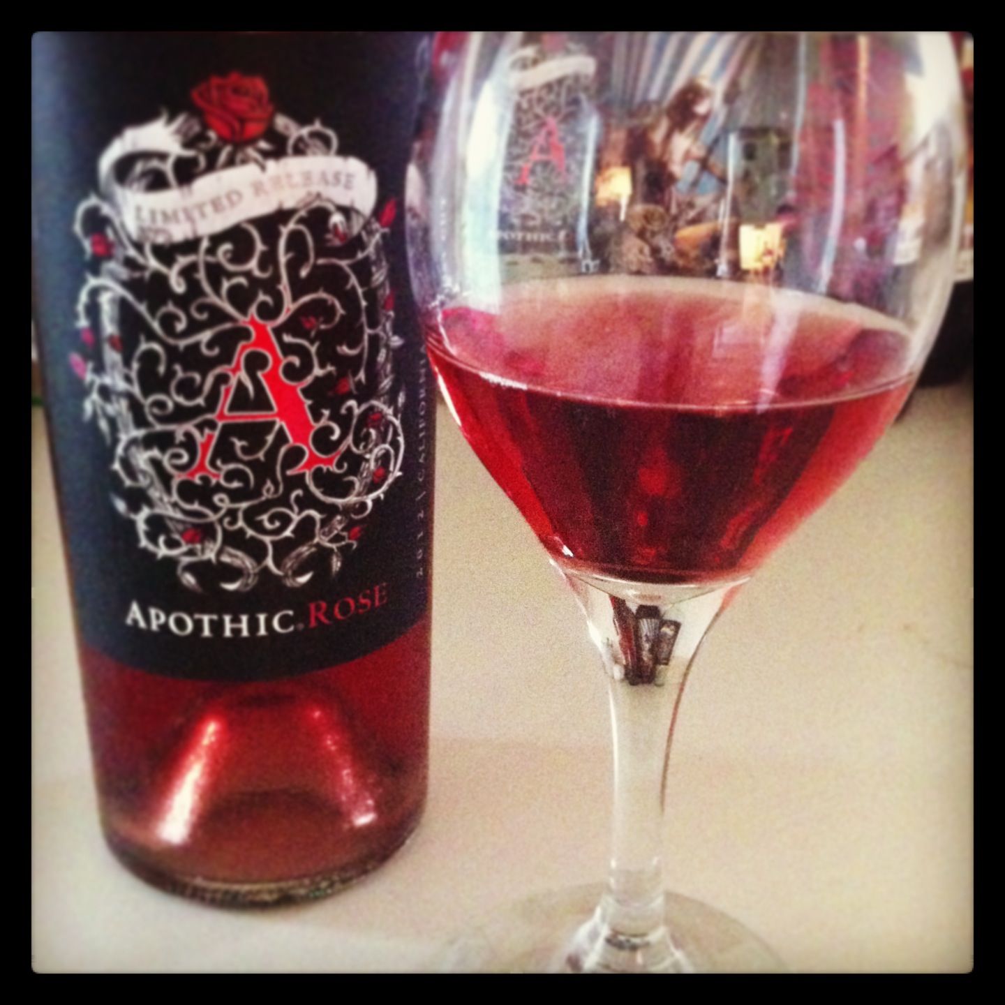 Suprised how much I like this rose wine.. Apothic is the best ...