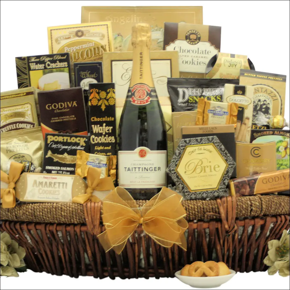 The Grand Gourmet: Champagne Gift Basket