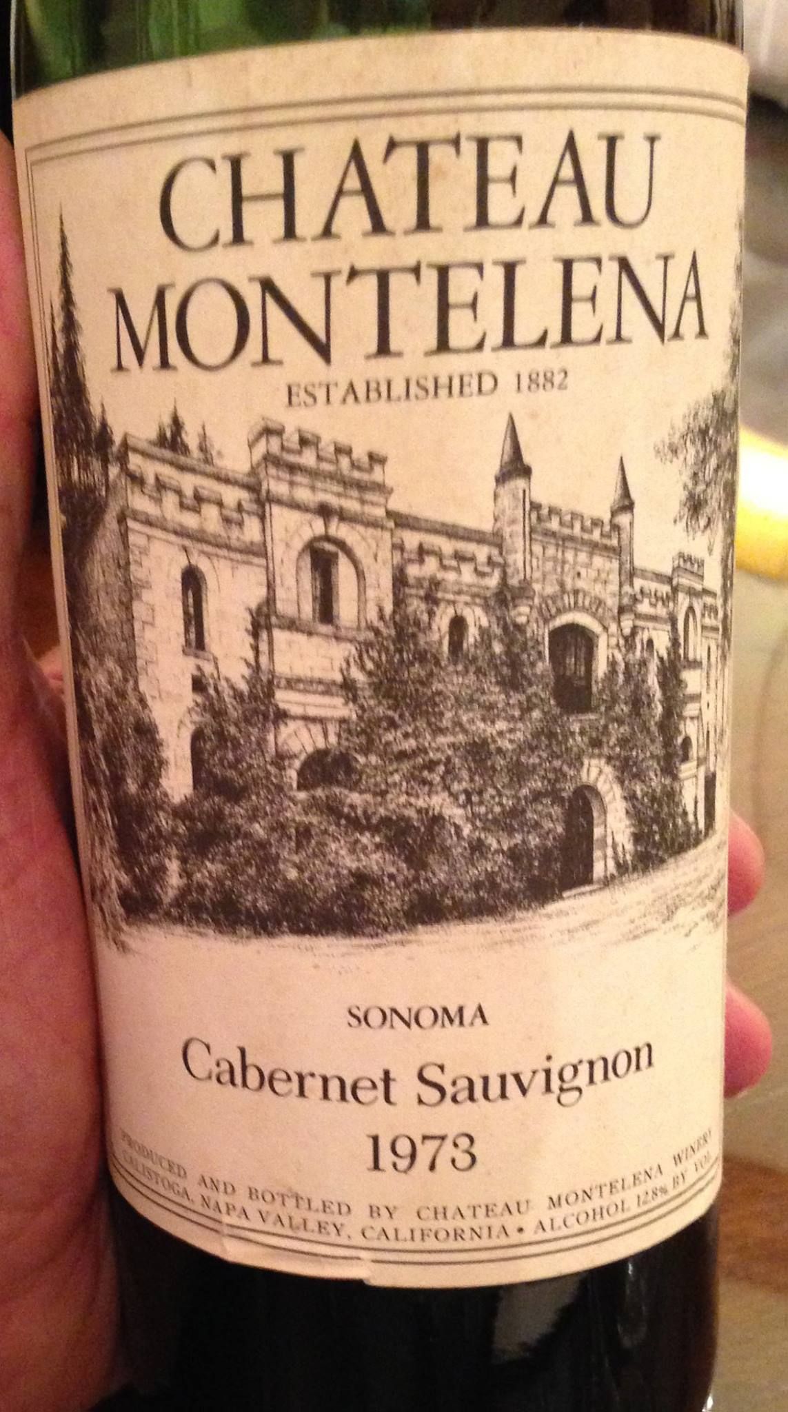 This 1973 Chateau Montelena Cabenet Sauvignon is the first wine ever ...