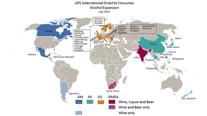 UPS Expands International Wine Shipments to 39 Countries ...