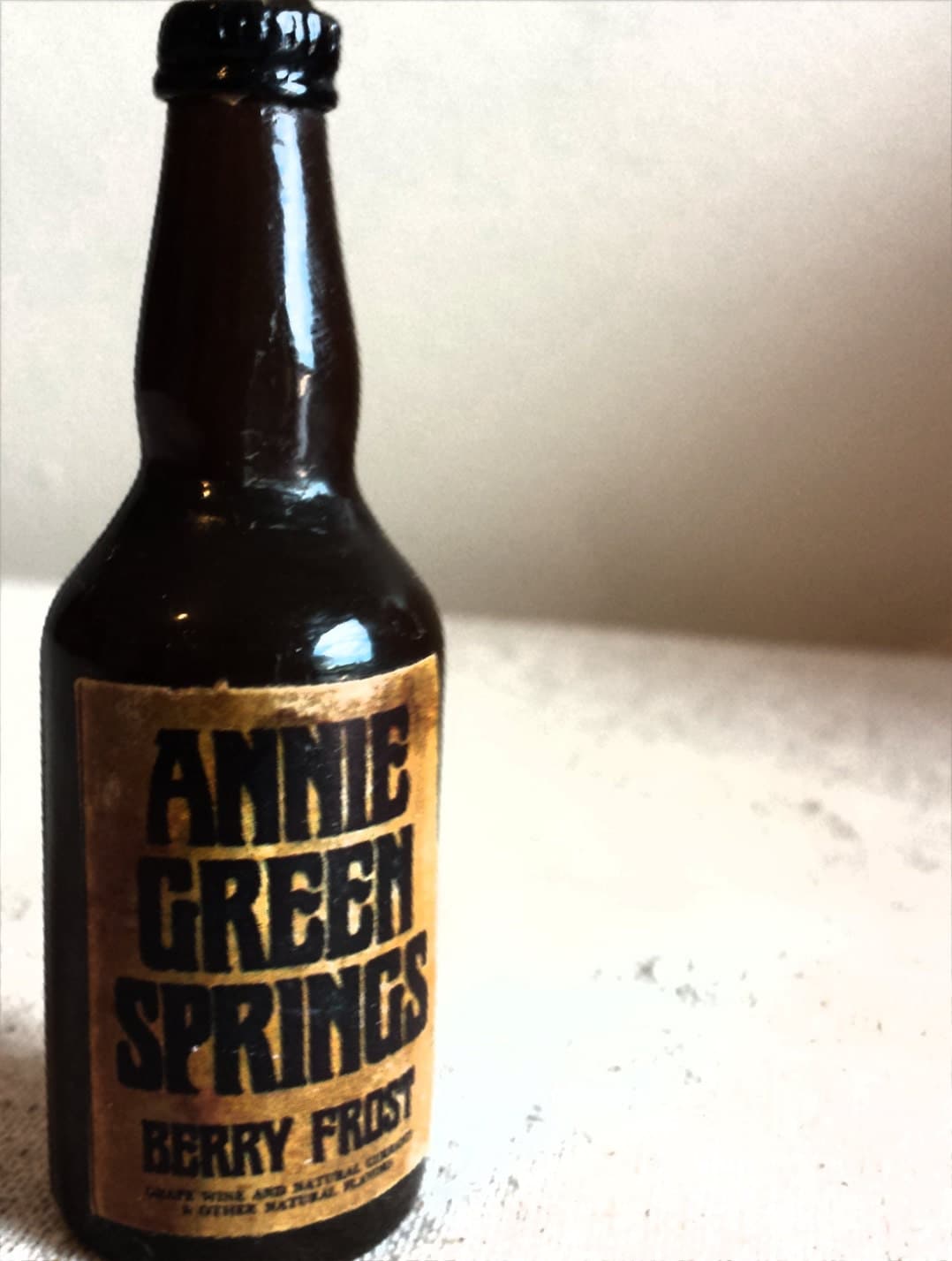 vintage annie green springs miniature bottle by offbeetvintage