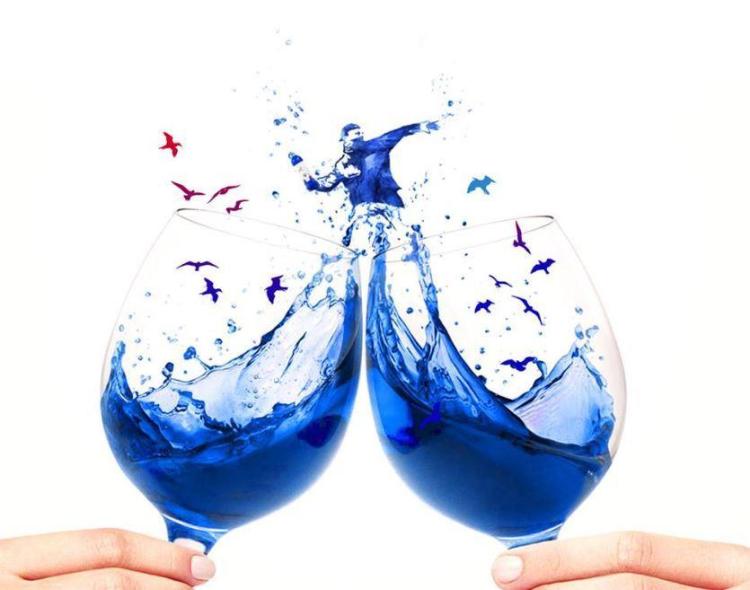 What is blue wine, how is it made and can I buy it in the UK?