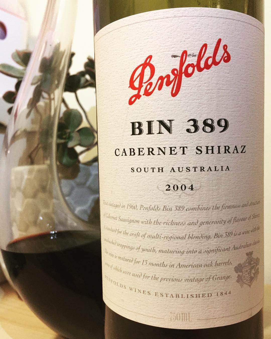 Whats the best pairing with this wine? Bin 389 Cabernet ...