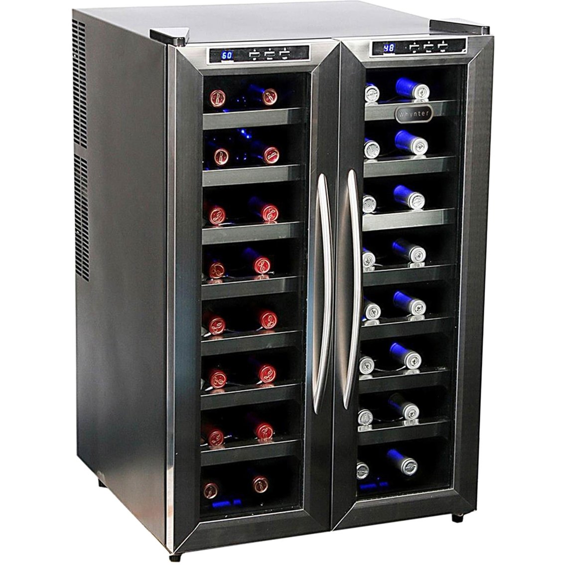 Whynter 32 Bottle Dual Temperature Zone Wine Cooler