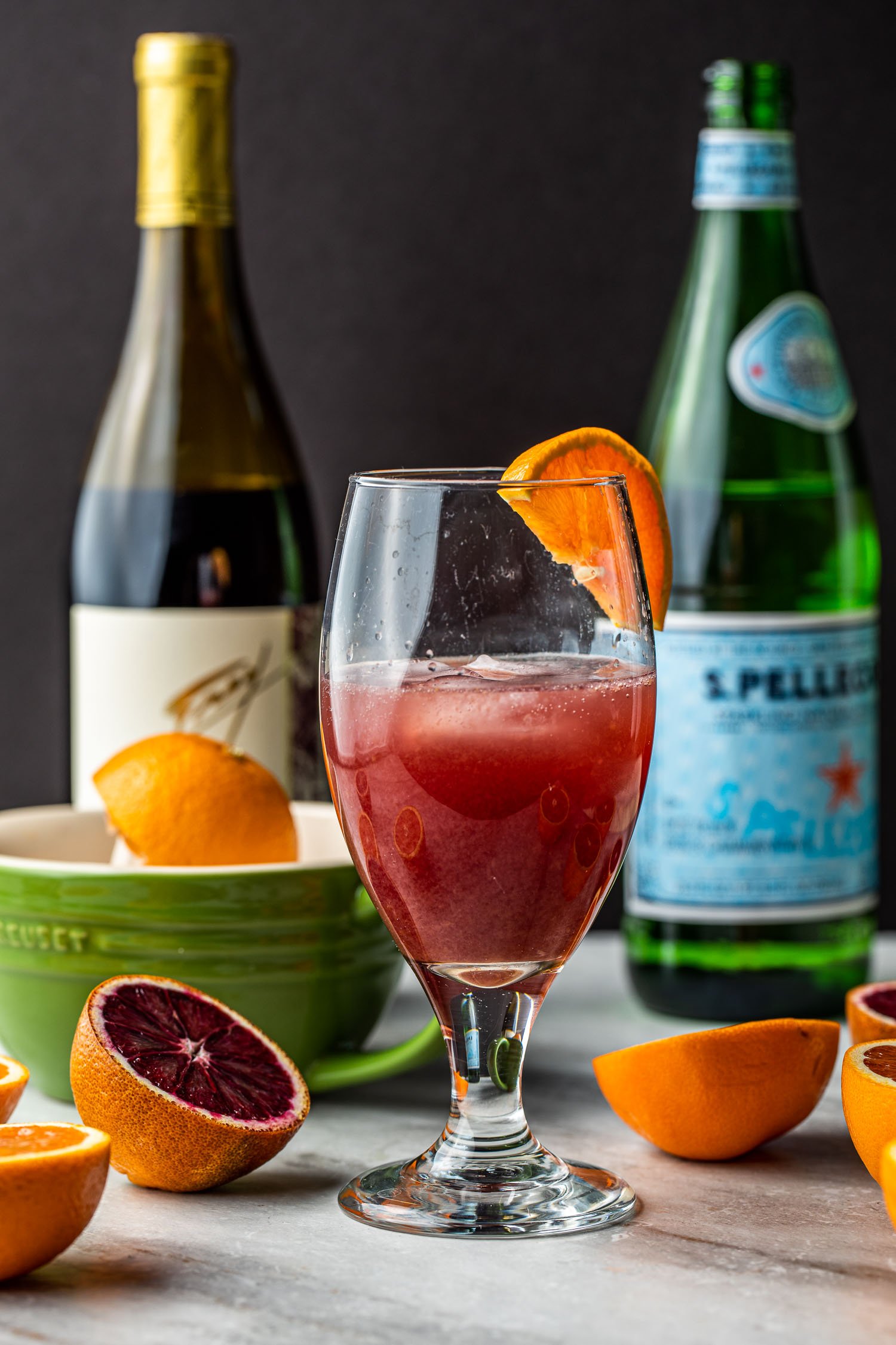 Wine and Orange Juice Cocktail