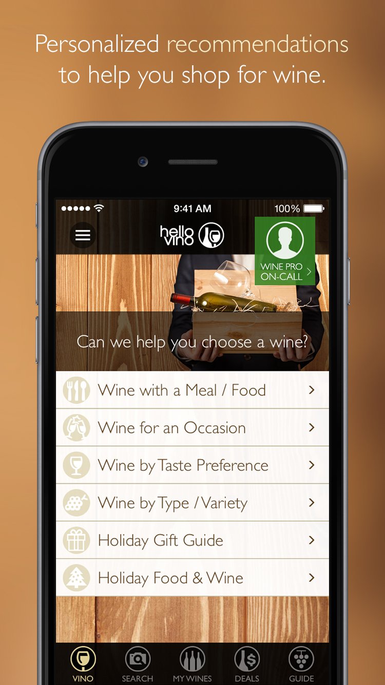 Wine App for iPhone
