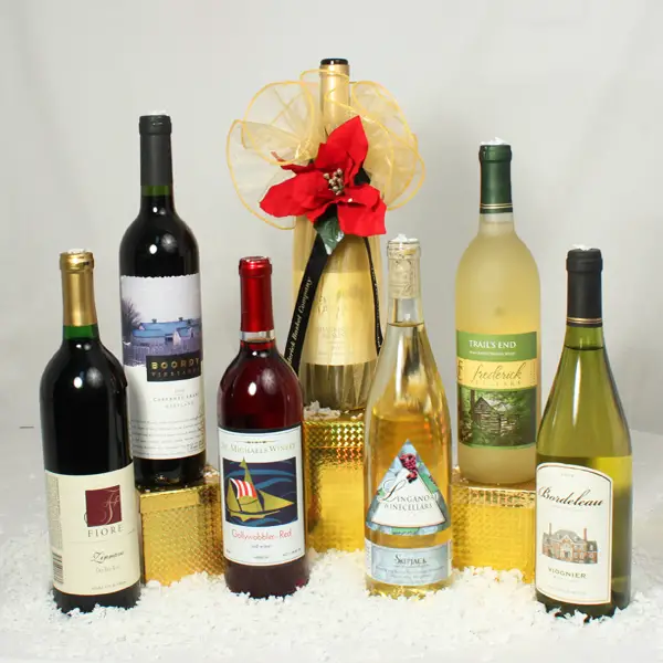 Wine of the Month Club Christmas Gift Basket