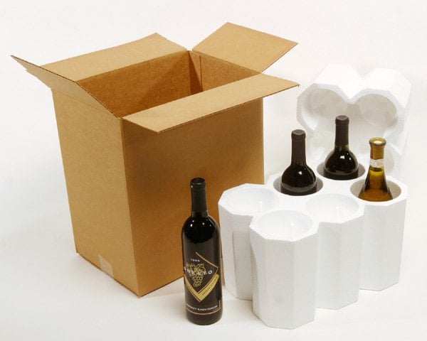 Wine shipping boxes