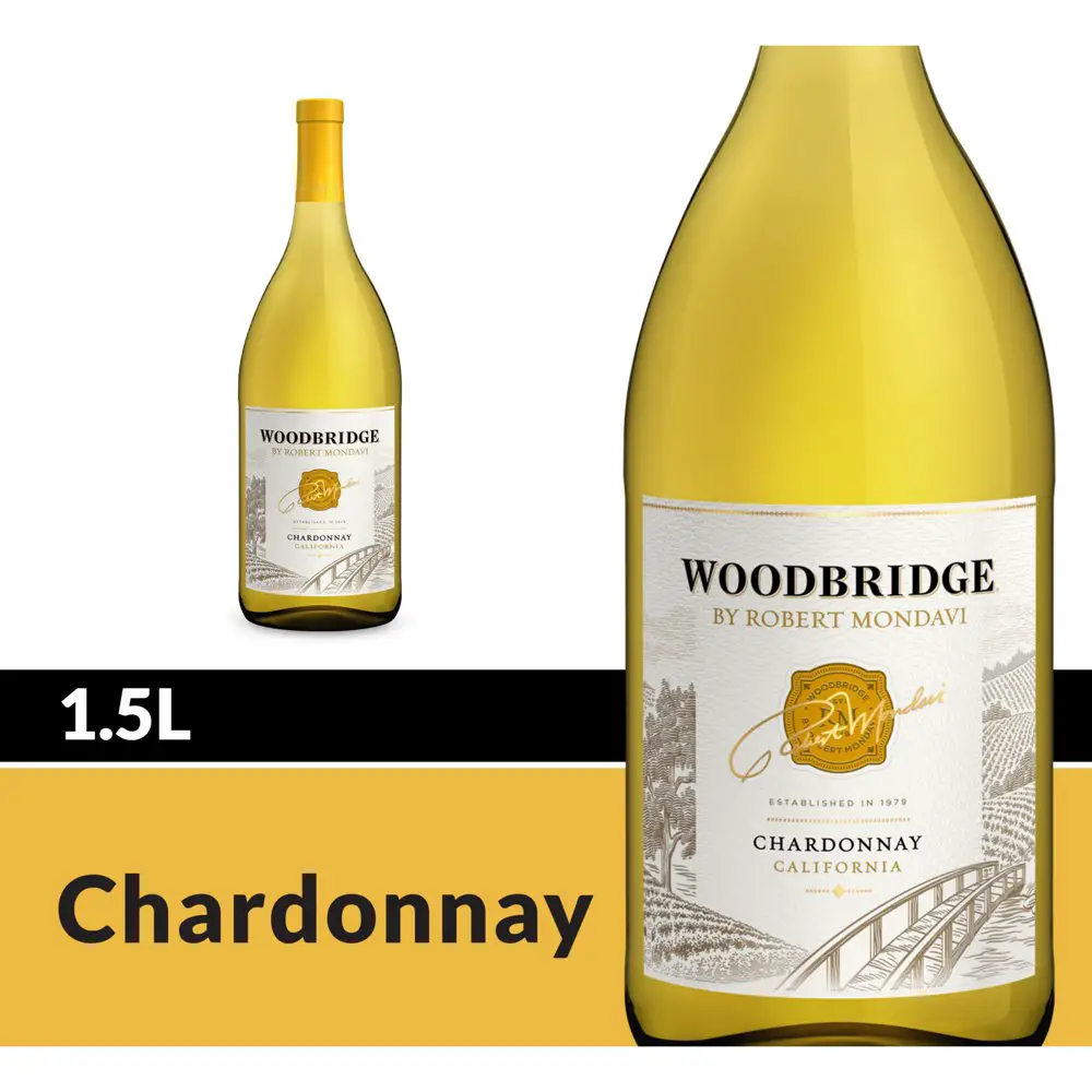 Woodbridge by Robert Mondavi Chardonnay White Wine, 1.5 L Bottle ...